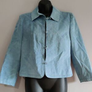 ⚓✔️La mode smart style vintage suede cropped jacket